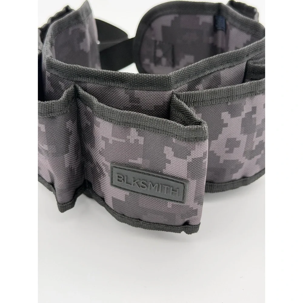 BLKSMITH Beer Belt 6 Pack Holder Digital Camo Grey Black Tactical Holster